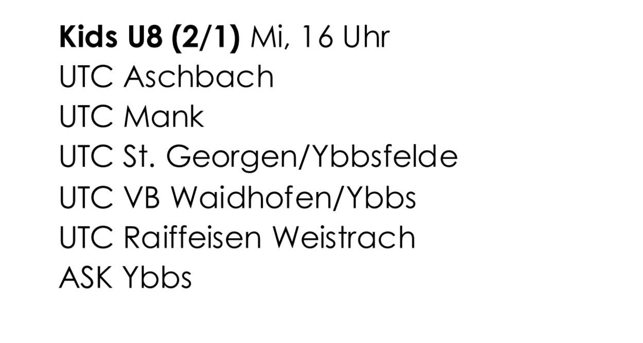 Angriff mit 2 neuen Mannschaften